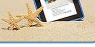 Starfish and iPad with annuity guide